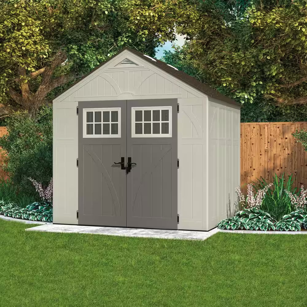 Tremont 7 Ft. 1-3/4 In. X 8 Ft. 4-1/2 In. Resin Storage Shed
