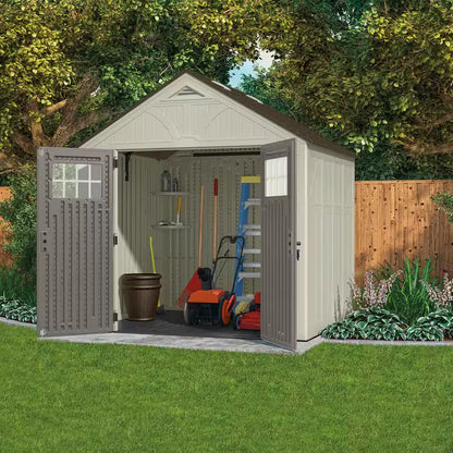 Tremont 7 Ft. 1-3/4 In. X 8 Ft. 4-1/2 In. Resin Storage Shed