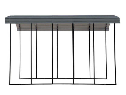 Arrow Carport, 14 ft. x 24 ft. x 14 ft. Charcoal 14′ x 24′ x 14′