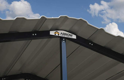Arrow Carport, 14 ft. x 24 ft. x 14ft. Charcoal 14′ x 24′ x 14′