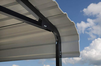 Arrow Carport, 14 ft. x 20 ft. x 14ft. Eggshell 14′ x 20′ x 14′