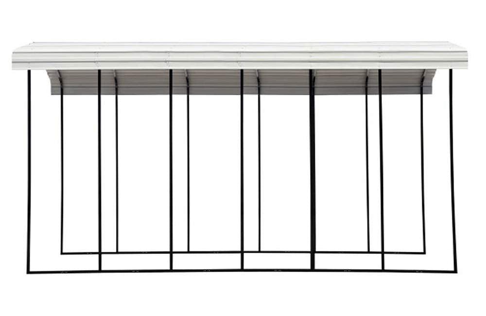 Arrow Carport, 14 ft. x 29 ft. x 14ft. Eggshell 14′ x 29′ x 14′