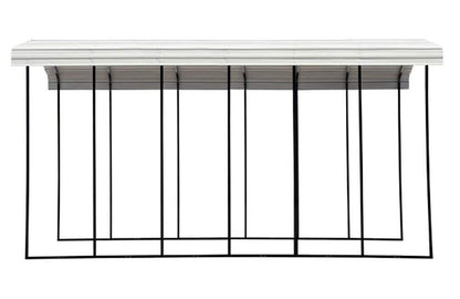 Arrow Carport, 14 ft. x 29 ft. x 14ft. Eggshell 14′ x 29′ x 14′