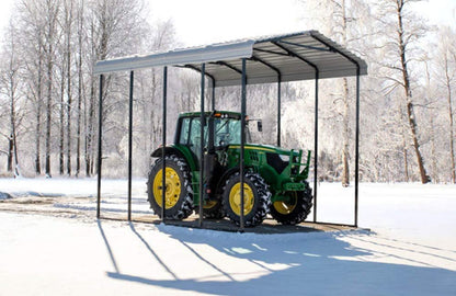 Arrow Carport, 14 ft. x 20 ft. x 14ft. Eggshell 14′ x 20′ x 14′