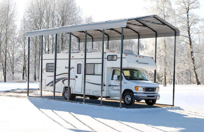 Arrow Carport, 14 ft. x 29 ft. x 14ft. Eggshell 14′ x 29′ x 14′