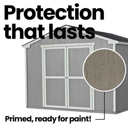Princeton Do-It-Yourself 10 Ft. X 10 Ft. Outdoor Ranch Wood Storage Shed with Smartside Siding (100 Sq. Ft.)