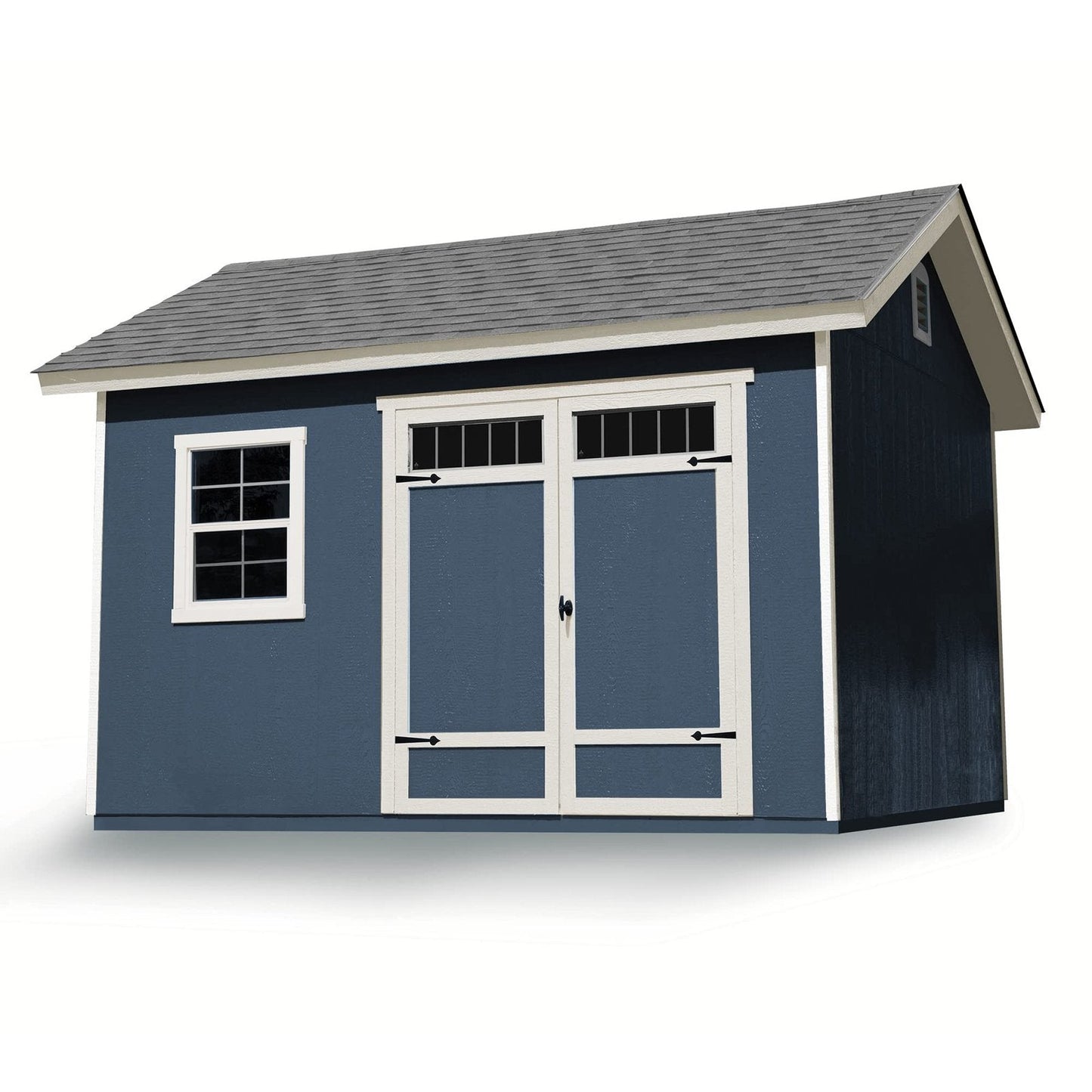 Handy Home Products Beachwood 8×12 Do-it-Yourself Wooden Storage Shed with Floor Tan