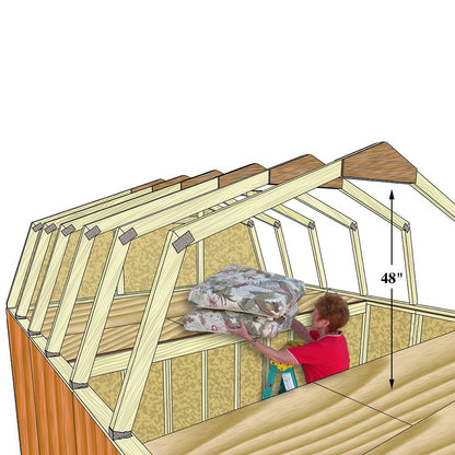 Best Barns Millcreek 12′ X 20′ Wood Shed Kit