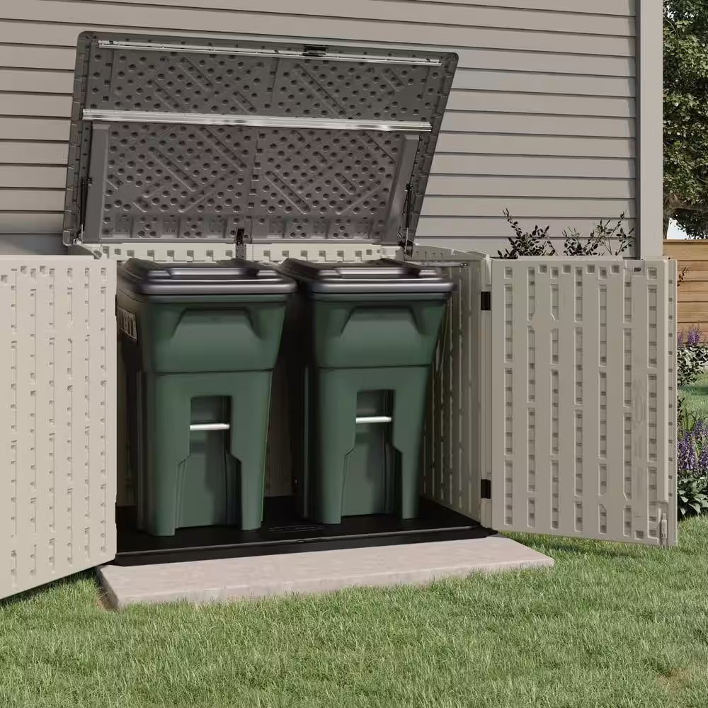 Stow-Away 3 Ft. 8 In. X 5 Ft. 11 In. Resin Horizontal Storage Shed