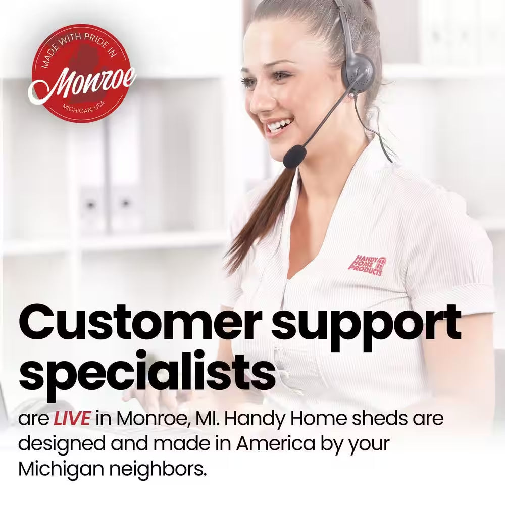 Do-It Yourself Olympia 10 Ft. X 7.5 Ft. Modern Lean-To Multi-Purpose Outdoor Wood Shed with Transom Windows (75 Sq. Ft.)